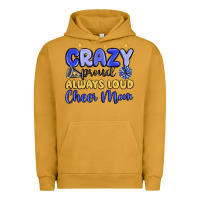 Pigment Peanut Butter crazy proud always loud cheer mom Urban Hoodie - MaliasSmallBusiness
