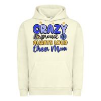 Pigment Pistachio crazy proud always loud cheer mom Urban Hoodie - MaliasSmallBusiness