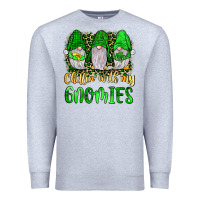 Heather Grey st patrick s chillin with my gnomies Premium Sweatshirt - JahusDesignShop