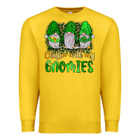 Lemon st patrick s chillin with my gnomies Premium Sweatshirt - JahusDesignShop