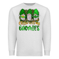 Oatmeal Heather st patrick s chillin with my gnomies Premium Sweatshirt - JahusDesignShop
