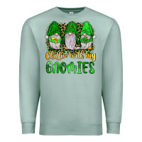 Seafoam st patrick s chillin with my gnomies Premium Sweatshirt - JahusDesignShop
