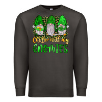 Smoke st patrick s chillin with my gnomies Premium Sweatshirt - JahusDesignShop