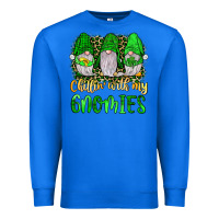 True Royal st patrick s chillin with my gnomies Premium Sweatshirt - JahusDesignShop