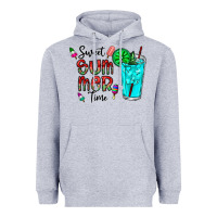 Heather Grey sweet summer time Heavyweight Hoodie - CowhideDigitalArt