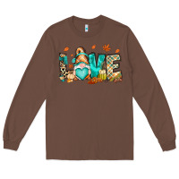 Chestnut But i think i love Fall most of all gnome Long Sleeve Tee - RanaPortraitStore