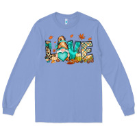 Colony Blue But i think i love Fall most of all gnome Long Sleeve Tee - RanaPortraitStore
