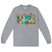 But I Think I Love Fall Most Of All Gnome Long Sleeve Tee | Teevron