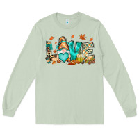Matcha But i think i love Fall most of all gnome Long Sleeve Tee - RanaPortraitStore