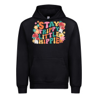Black stay trippy little hippie Urban Hoodie - MaliasSmallBusiness
