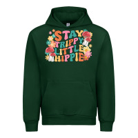 Forest Green stay trippy little hippie Urban Hoodie - MaliasSmallBusiness