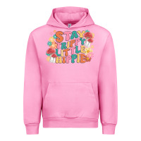 Fuchsia Pink stay trippy little hippie Urban Hoodie - MaliasSmallBusiness