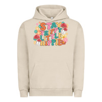 Pigment French Oak stay trippy little hippie Urban Hoodie - MaliasSmallBusiness