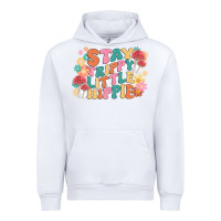 White stay trippy little hippie Urban Hoodie - MaliasSmallBusiness