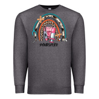 Charcoal Heather nurse life rainbow Premium Sweatshirt - JahusDesignShop