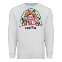 Dove Grey nurse life rainbow Premium Sweatshirt - JahusDesignShop