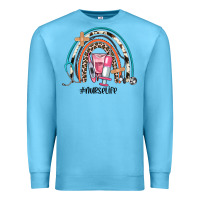Ocean Blue nurse life rainbow Premium Sweatshirt - JahusDesignShop
