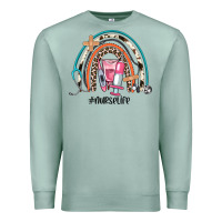 Seafoam nurse life rainbow Premium Sweatshirt - JahusDesignShop