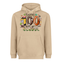 Mushroom happy 100 americana football basketball day of sch Heavyweight Hoodie - RacoonDesign