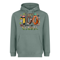 Sage happy 100 americana football basketball day of sch Heavyweight Hoodie - RacoonDesign