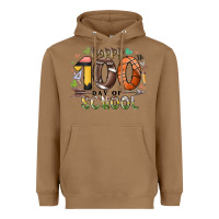 Toasted Coconut happy 100 americana football basketball day of sch Heavyweight Hoodie - RacoonDesign