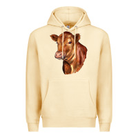 Pina Colada red angus cattle cow Premium Hoodie - LillyAllenDesigns