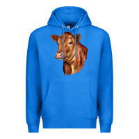 True Royal red angus cattle cow Premium Hoodie - LillyAllenDesigns