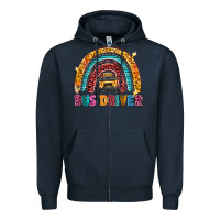 Navy bus driver Zipper Hoodie - texasbilliewilder