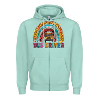 Seafoam bus driver Zipper Hoodie - texasbilliewilder