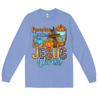 Pumpkin Spice And Jesus Christ Long Sleeve Tee | Teevron
