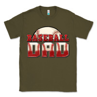 Army Green baseball dad Classic Tee - Zillion Design Studio