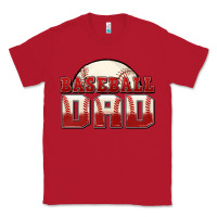 Red baseball dad Classic Tee - Zillion Design Studio