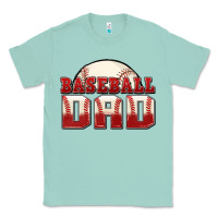 Seafoam baseball dad Classic Tee - Zillion Design Studio