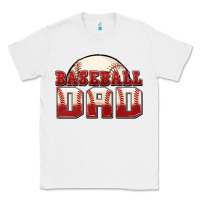 White baseball dad Classic Tee - Zillion Design Studio