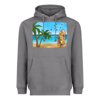 Storm beach background Heavyweight Hoodie - HRA Design Shop