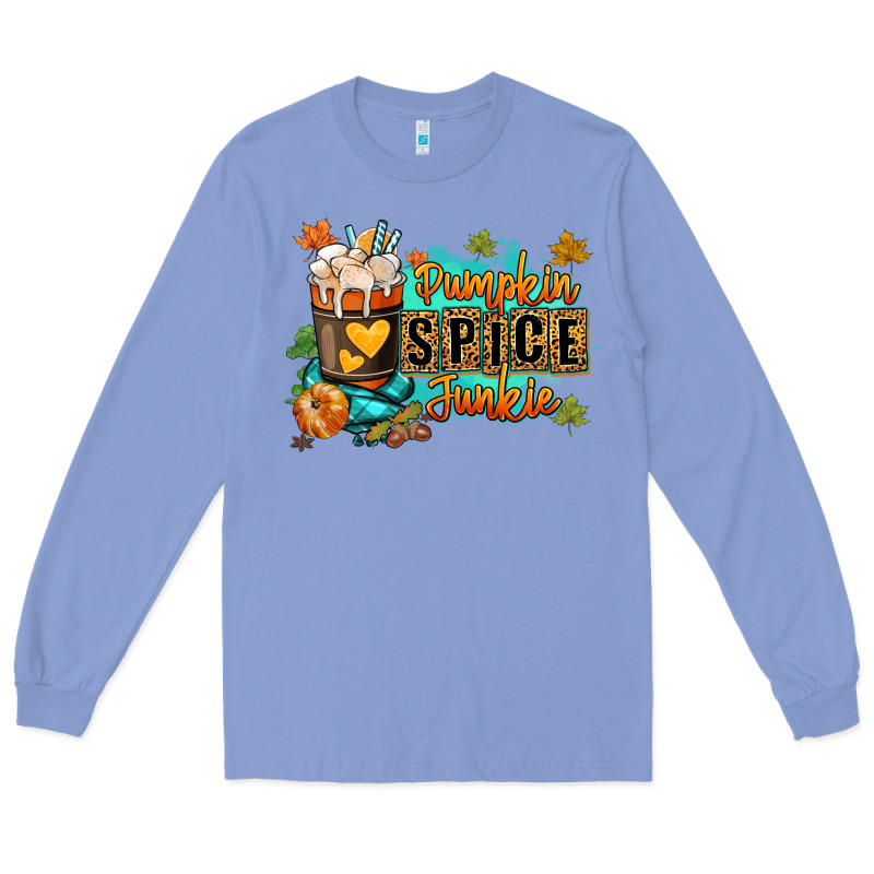 Pumpkin Spice Junkie Long Sleeve Tee by RanaPortraitStore | Teevron