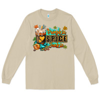 Mushroom Pumpkin spice junkie Long Sleeve Tee - RanaPortraitStore