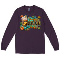 Plum Pumpkin spice junkie Long Sleeve Tee - RanaPortraitStore