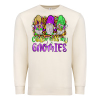 Sandshell mardi gras chillin' with my gnomies Premium Sweatshirt - JahusDesignShop