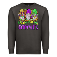 Smoke mardi gras chillin' with my gnomies Premium Sweatshirt - JahusDesignShop