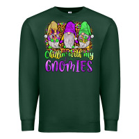 Sports Green mardi gras chillin' with my gnomies Premium Sweatshirt - JahusDesignShop