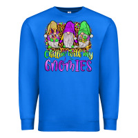 True Royal mardi gras chillin' with my gnomies Premium Sweatshirt - JahusDesignShop