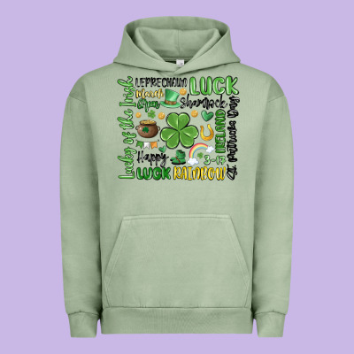 St. Patricks Day Urban Hoodie Designed By Maliassmallbusiness
