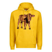 Lemon red angus calf Premium Hoodie - LillyAllenDesigns