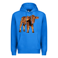 True Royal red angus calf Premium Hoodie - LillyAllenDesigns