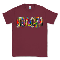 Burgundy pride human Classic Tee - texasbilliewilder