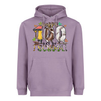 Lavender happy 100 day of school american football baseball Heavyweight Hoodie - RacoonDesign