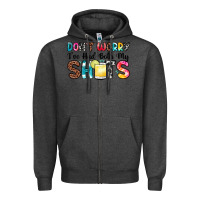 Charcoal Heather don t worry i ve had both my shots Zipper Hoodie - Zillion Design Studio
