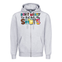 Heather Grey don t worry i ve had both my shots Zipper Hoodie - Zillion Design Studio