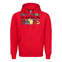 Red don t worry i ve had both my shots Zipper Hoodie - Zillion Design Studio